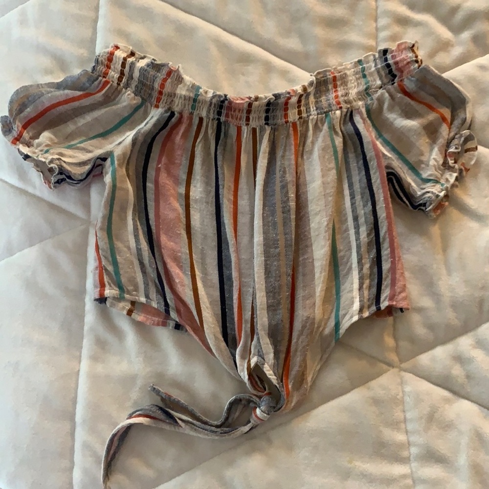 pacsun off-the-shoulder top